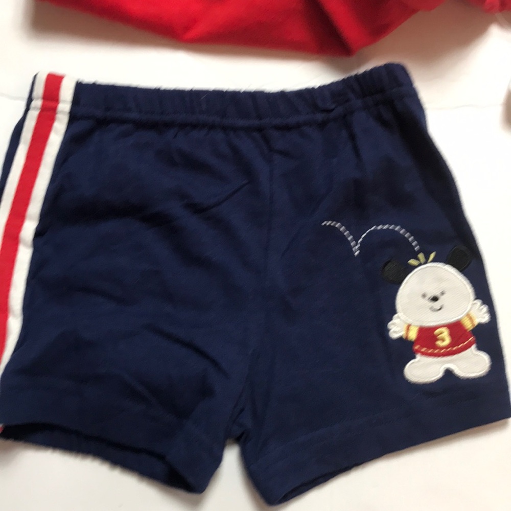 NWT/ Buster Brown 2 piece set short shirt 6/9 - Picture 5 of 8